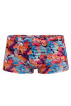 Olaf Benz Minipants RED2559 aus leichter Microfaser mit transparenten Streifen in Pink/Blau