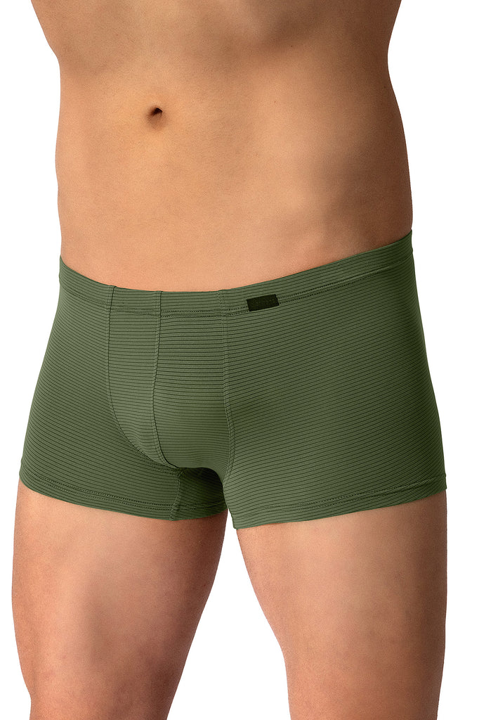 Olaf Benz Minipants RED2600 aus Microfser mit Ringelstruktur in Oliv