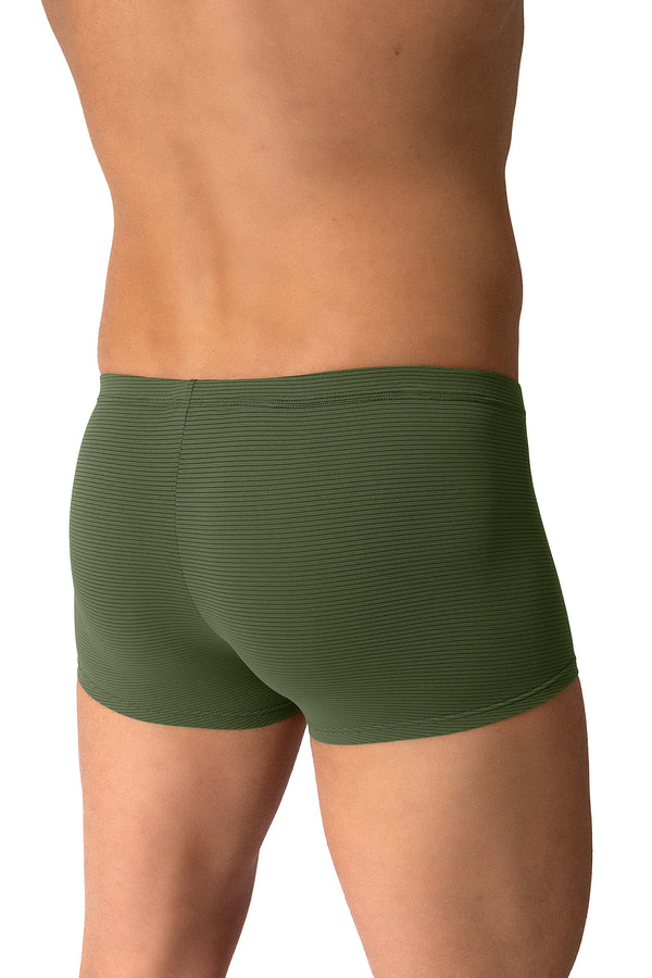 Olaf Benz Minipants RED2600 aus Microfser mit Ringelstruktur in Oliv
