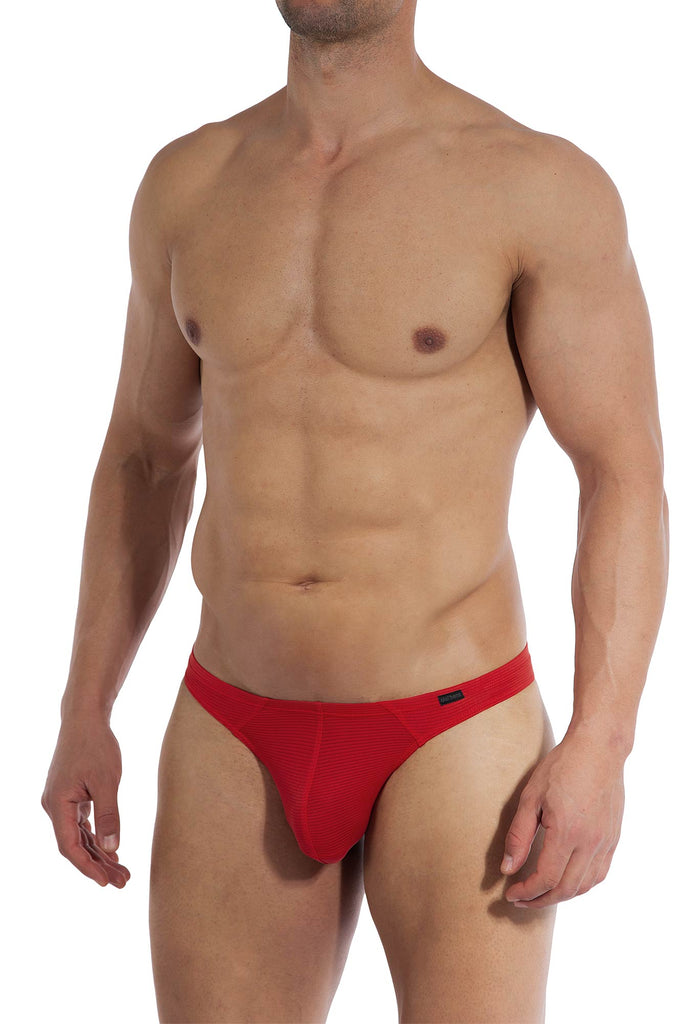 Olaf Benz Ministring RED1201 aus Microfaser in Rot