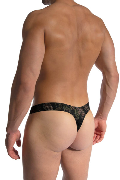 Olaf Benz Ministring RED2478 aus Microfaser mit Jungle-Print