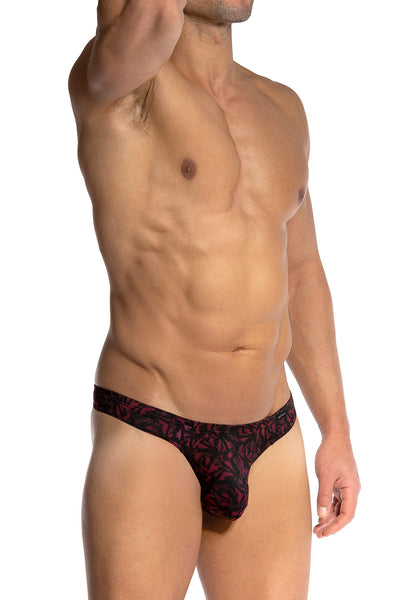 Olaf Benz Ministring RED2502 aus Microfaser in Rot/Schwarz