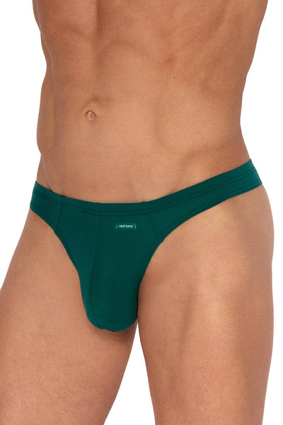 Olaf Benz Ministring RED2557 aus Microfaser in Bottle-Grün