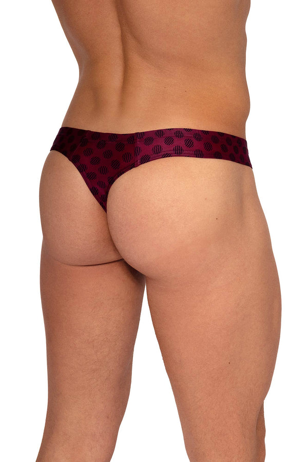 Olaf Benz Ministring RED2558 aus halbtransparenter Microfaser in Berry/Blue