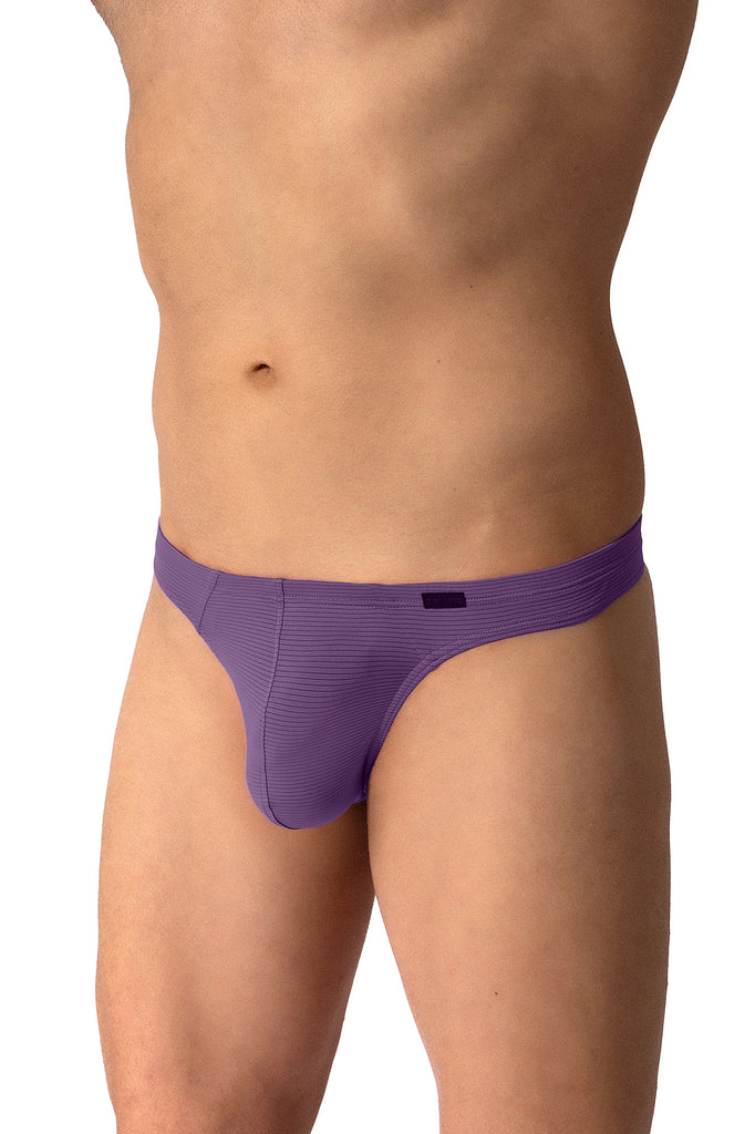 Olaf Benz Ministring RED2600 aus Microfaser mit Ringelstruktur in Purple