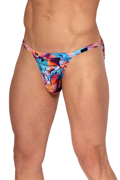 Olaf Benz Riotanga RED2559 aus leichter Microfaser mit transparenten Streifen in Pink/Blau