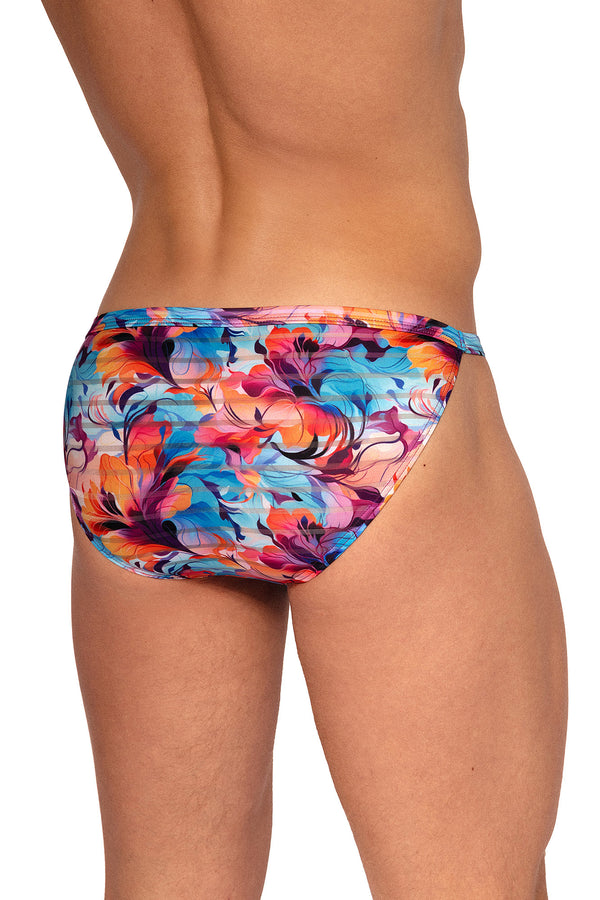 Olaf Benz Riotanga RED2559 aus leichter Microfaser mit transparenten Streifen in Pink/Blau