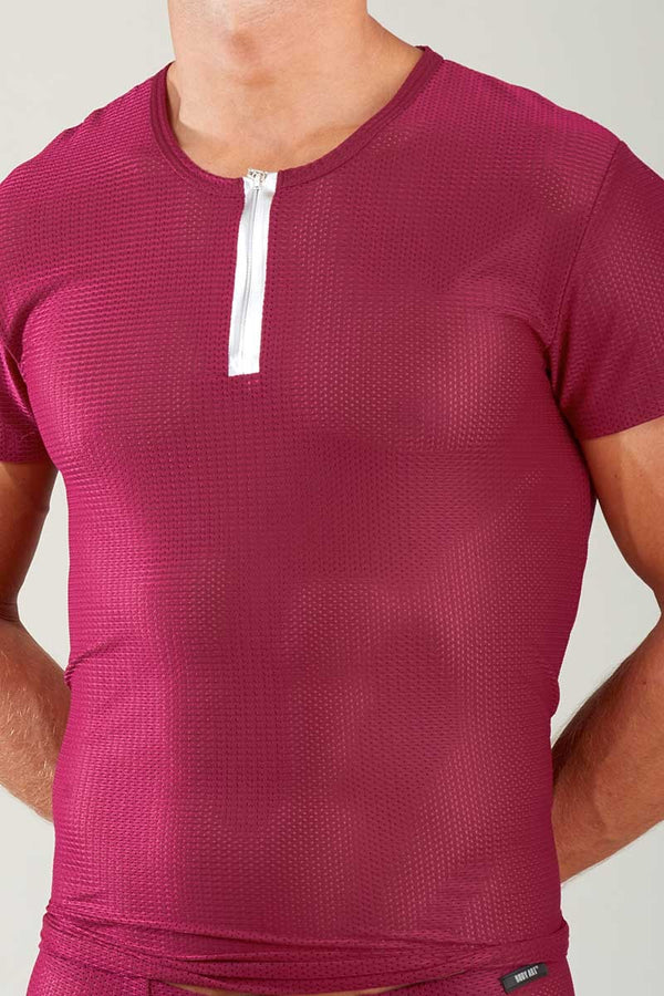 Body Art R-Shirt Thira - aubergine
