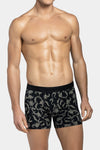 Impetus Retro Boxer Azur mit Ornamentik