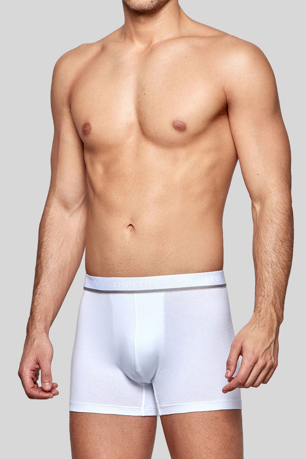 Impetus Retro Cotton-Stretch im Doppelpack aus Baumwolle und Elasthan in Weiß