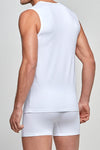 IMPETUS Singlet Cotton-Stretch - weiß