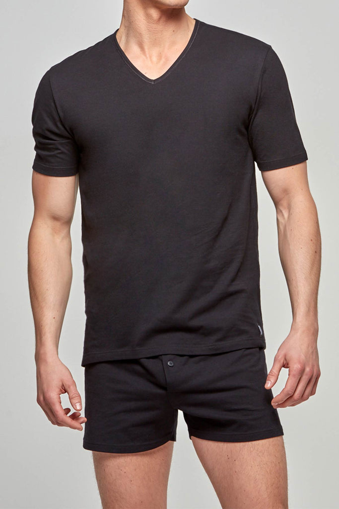 IMPETUS V-Shirt Pure Cotton - schwarz
