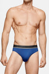 Impetus Slip Cotton Stretch iim Doppelpack in Blau und Schwarz aus Baumwolle mit Elasthan