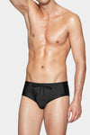 I AM WHAT I WEAR Swim Slip - black