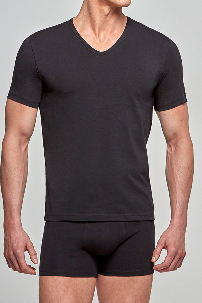IMPETUS Shirt Cotton-Stretch - schwarz